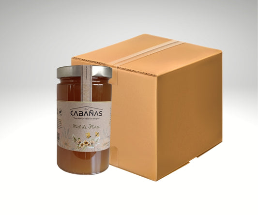 Cabañas Miel de Flores 1 Kg - Caja de 6 unidades