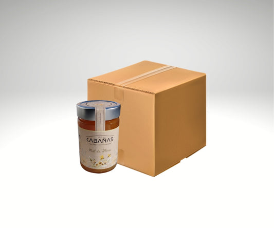 Cabañas Miel de Flores 500 g - Caja de 8 unidades